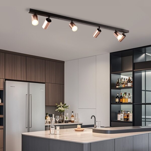 Immax NEO 08305L - Bodové svítidlo PUNTO 6xGU10/9W/230V rose gold