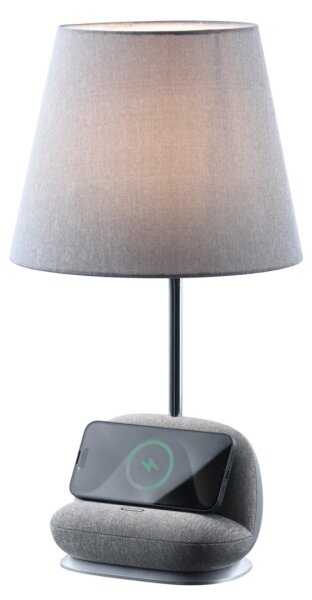 Immax 09109L - LED Stm stolní lampa s bez nabíjením Qi SOFA LED/6W/230V šedá