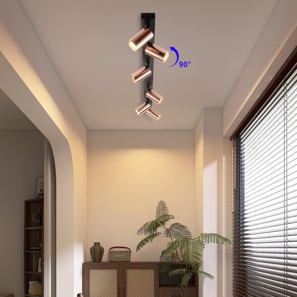 Immax NEO 08305L - Bodové svítidlo PUNTO 6xGU10/9W/230V rose gold
