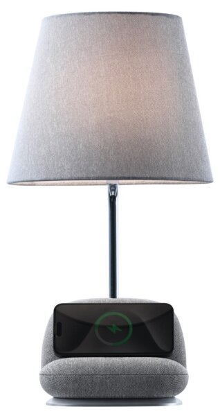 Immax 09109L - LED Stm stolní lampa s bez nabíjením Qi SOFA LED/6W/230V šedá