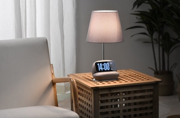 Immax 09109L - LED Stm stolní lampa s bez nabíjením Qi SOFA LED/6W/230V šedá