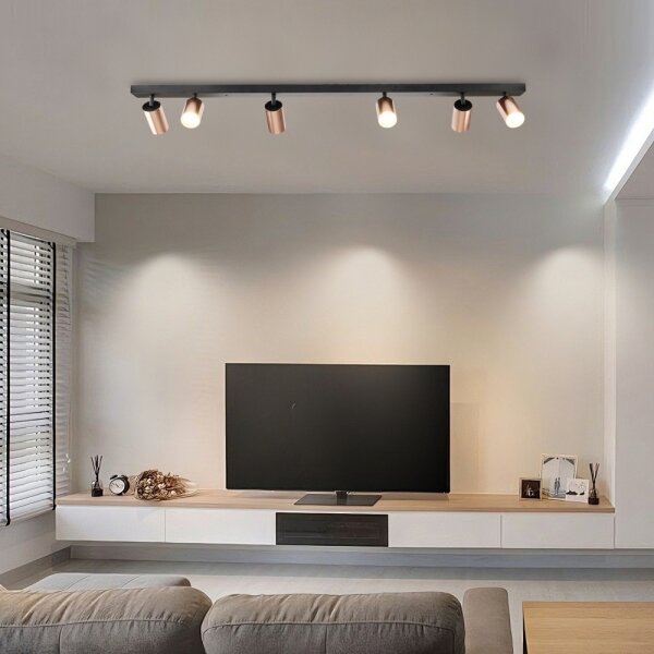 Immax NEO 08305L - Bodové svítidlo PUNTO 6xGU10/9W/230V rose gold