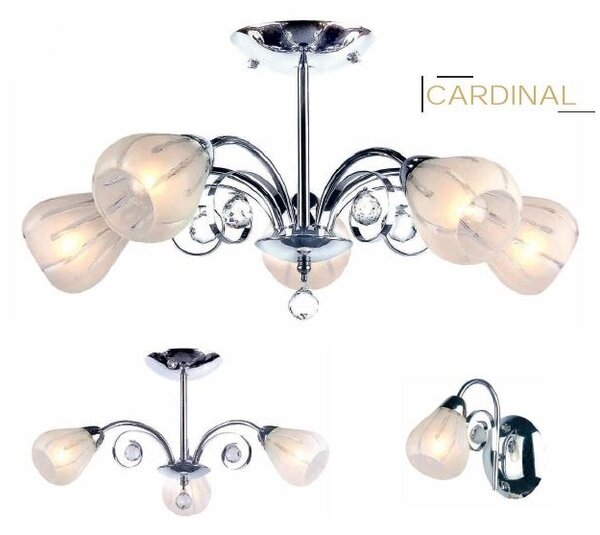 ACA DECOR Nástěnné svítidlo CARDINAL max. 60W/E14/230V/IP20