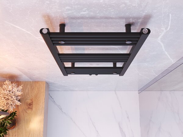 Gamma Erga Simple, topné těleso 900x500 mm, 357 W, černá, ERG-LAV-SIMP-9050-BK