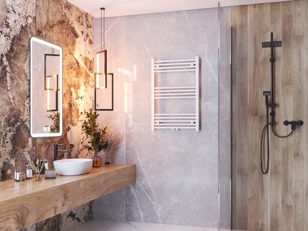 Gamma Erga Simple, topné těleso 900x600 mm, 410 W, bílá, ERG-LAV-SIMP-9060-WH