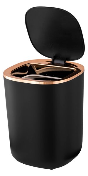 Gamma Gamma, automatický odpadkový koš 12L, černá-růžové zlato, GMA-KA-BK