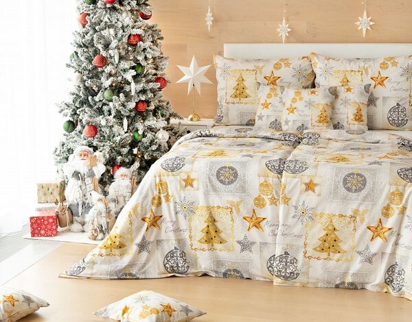 Povlečení Navidad Bavlna deluxe digitál 1x 140/200, 1x 70/90
