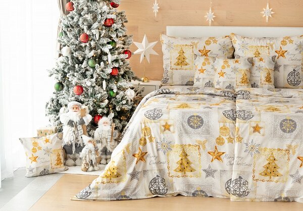 Povlečení Navidad Bavlna deluxe digitál 1x 140/200, 1x 70/90