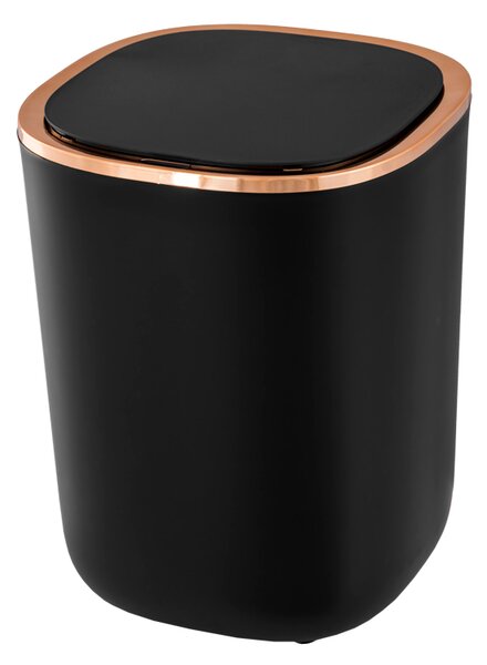Gamma Gamma, automatický odpadkový koš 12L, černá-růžové zlato, GMA-KA-BK