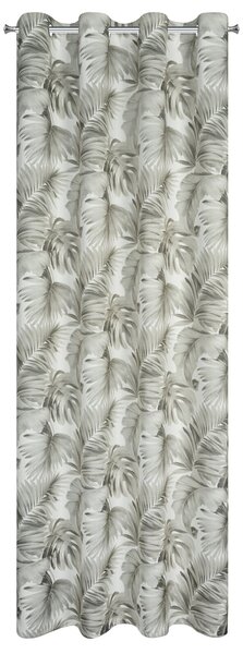 ZATEMŇOVACÍ ZÁVĚS NA KROUŽCÍCH ZORA 140X250 CM LISTY