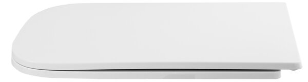 Gamma Venice, toaletní WC sedátko 435x362mm z duroplastu s pomalým zavíráním, bílá, GMA-VENICE