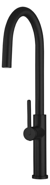 Gamma Slender, vysoká dřezová baterie s výsuvným výtokem, h-540, černá matná, GMA-BS-BK