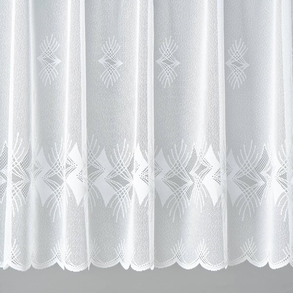 Žakárová záclona na míru - metráž, výška 80 cm (A3765)