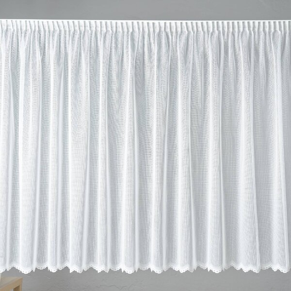 Žakárová záclona na míru - metráž, výška 80 cm (A3787)