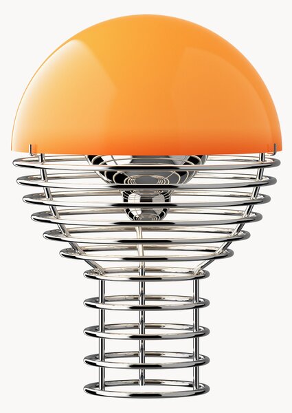 Malá přenosná stmívatelná stolní LED lampa Wire, design Verner Panton