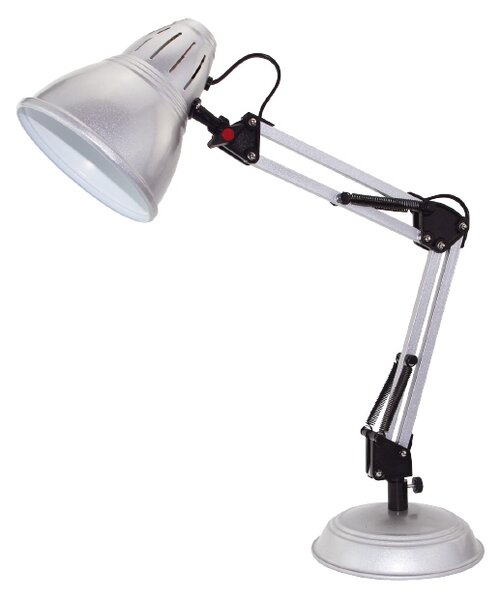 ACA DECOR Retro stolní lampa UFFICIO, stříbrná