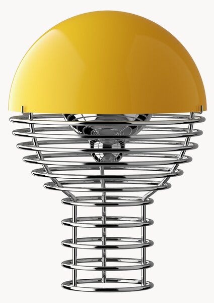 Malá přenosná stmívatelná stolní LED lampa Wire, design Verner Panton