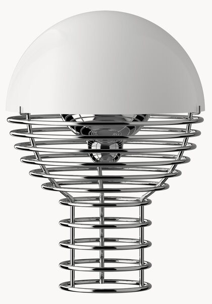 Malá přenosná stmívatelná stolní LED lampa Wire, design Verner Panton