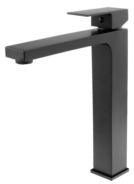 Gamma Cube, vysoká umyvadlová baterie h-265, černá matná, GMA-BCEUW-BK