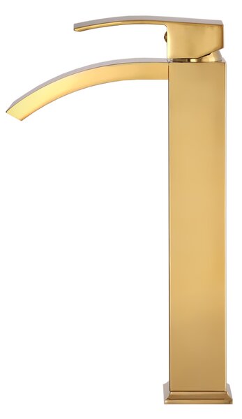 Gamma Kaskada, vysoká umyvadlová baterie h-310, zlatá lesklá, GMA-BKAUW-GD