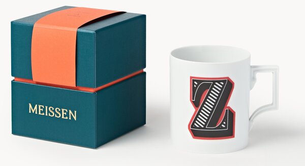 Westwing x MEISSEN, ručně vyrobený hrnek Initials's dekorací Motif