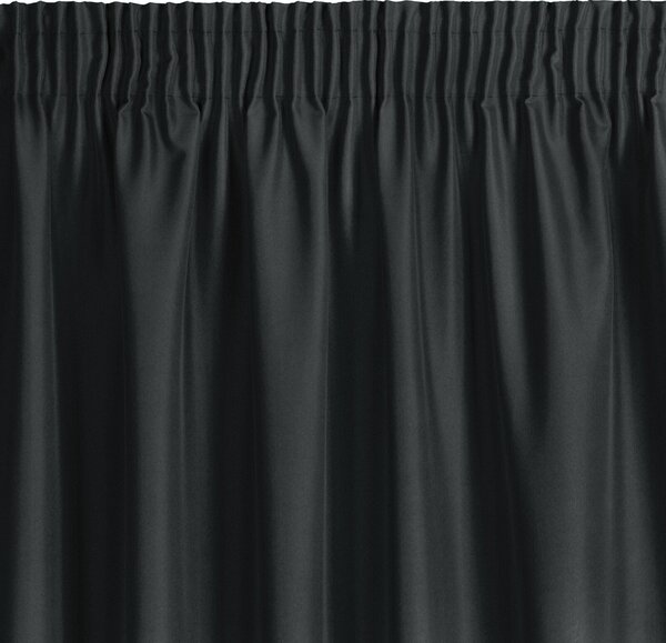 ZÁVĚS NA PÁSCE RITA 140X270 CM 140X270 CM ČERNÁ