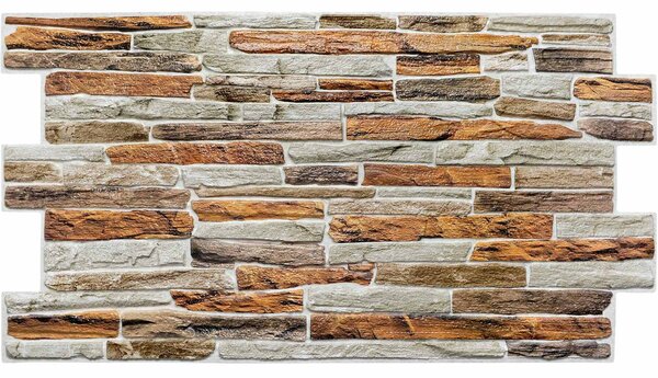 3D obkladový omyvatelný panel PVC Gibraltar (980 x 500mm)