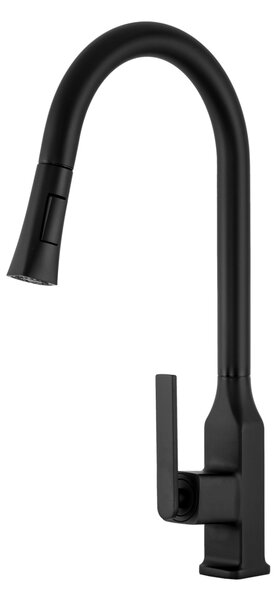 Gamma Pico, vysoká dřezová baterie h-450, černá matná, GMA-BPOK-BK