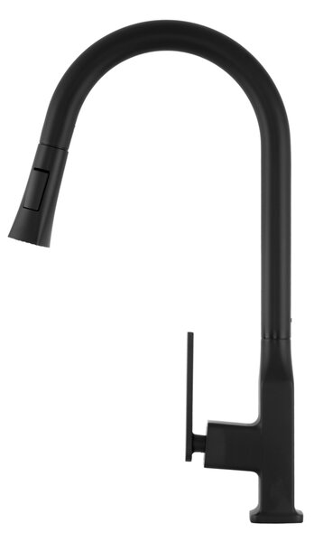 Gamma Pico, vysoká dřezová baterie h-450, černá matná, GMA-BPOK-BK