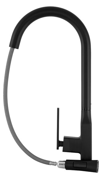 Gamma Pico, vysoká dřezová baterie h-450, černá matná, GMA-BPOK-BK