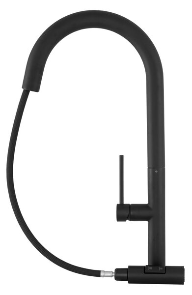 Gamma Round, vysoká dřezová baterie h-460, černá matná, GMA-BRD-BK