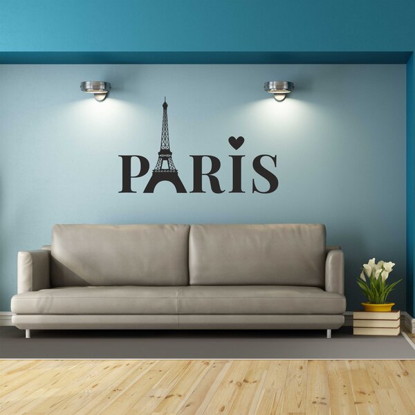 Samolepka na zeď - Paris (60x36 cm)