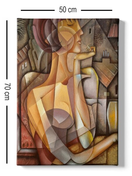 Wallity Obraz na plátně Cubism dream 50x70 cm