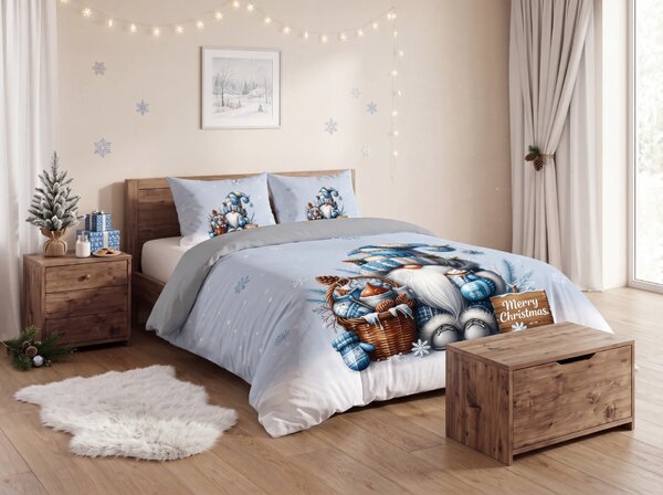 3D povlečení z mikrovlákna FROSTY GNOME barevné Rozměr povlečení: 2 ks 70 x 90 cm | 140 x 200 cm
