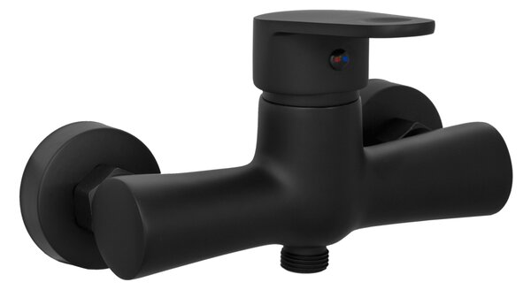 Gamma Cobi, nástěnná sprchová baterie, černá matná, GMA-BCIN-BK