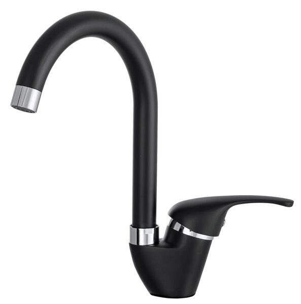 Gamma Rio, vysoká dřezová baterie h-275, černá, GMA-BRIO-BK