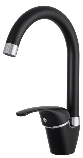 Gamma Rio, vysoká dřezová baterie h-275, černá, GMA-BRIO-BK