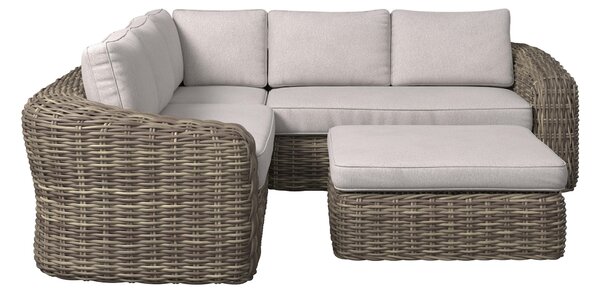 TERASOVÁ SEDACÍ SOUPRAVA dřevo, kov, plast, textil Ambia Garden - Online Only zahradní nábytek, Online Only
