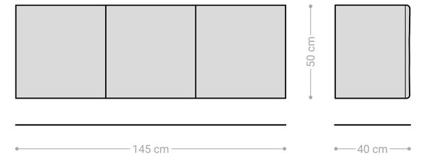 DELIFE Komoda New Live-Edge 145 cm dub přírodní 3 dvířka závěsná