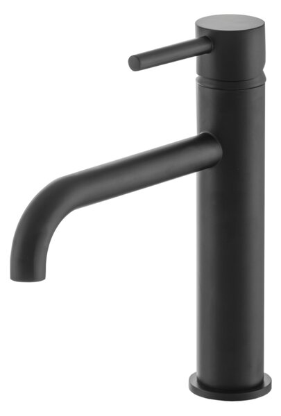 Gamma Roy, umyvadlová baterie h-220, černá matná, GMA-BRYU-BK