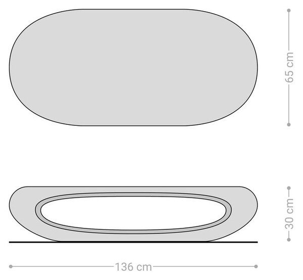 DELIFE Konferenční stolek Sinor 140x65 cm kov stříbrná