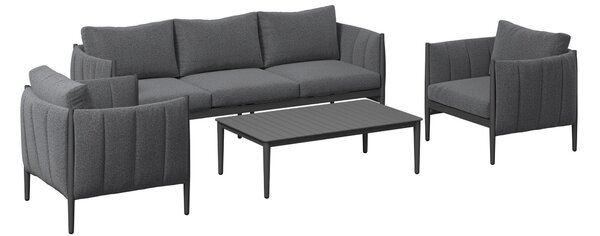TERASOVÁ SEDACÍ SOUPRAVA 4dílné, kov, textil Ambia Garden - Online Only zahradní nábytek, Online Only