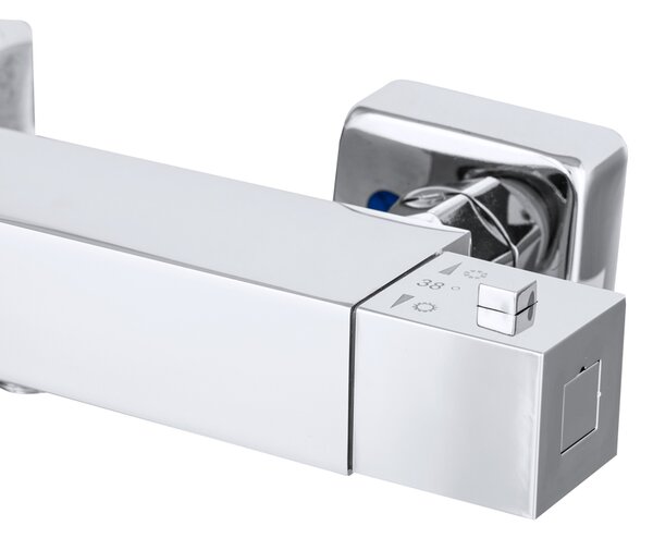 Gamma Gamma, termostatická sprchová baterie se spodním 1/2" připojením sprchy, chromová, GMA-BTK-CH