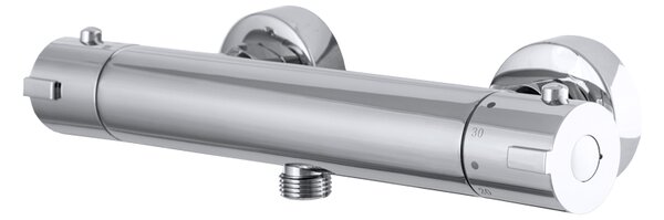 Gamma Termo, termostatická sprchová baterie se spodním 1/2" připojením sprchy, chromová, GMA-BTO-CH