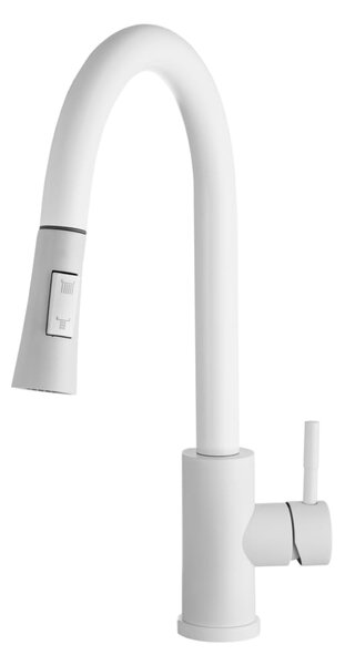 Gamma Taru Slim, vysoká dřezová baterie h-400, bílá, GMA-BTS-WH