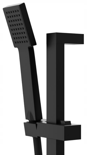Gamma Zn3, sprchový sloup s ruční sprchovou hlavicí 62cm, černá matná, GMA-ZN3-BK