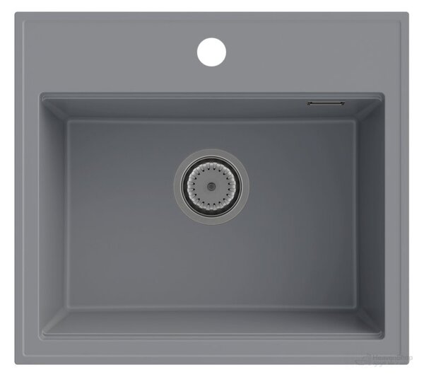 Gamma Modern 5055, 1-komorový granitový dřez 560x500x210 mm, šedá, GMA-ZM-55-G