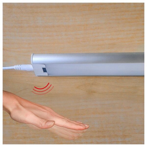 SOLIGHT LED lineární svítidlo 9W/230V/700Lm/4100K/IP20/60cm, infra senzor, stmívatelné