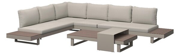 TERASOVÁ SEDACÍ SOUPRAVA 4dílné, kov, plast, textil Ambia Garden - Online Only zahradní nábytek, Online Only