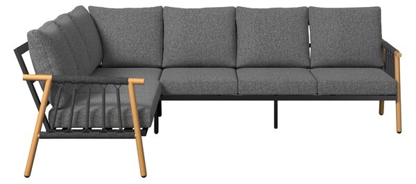 JÍDELNÍ TERASOVÁ SOUPRAVA 4dílné, kov, sklo, textil Ambia Garden - Online Only zahradní nábytek, Online Only